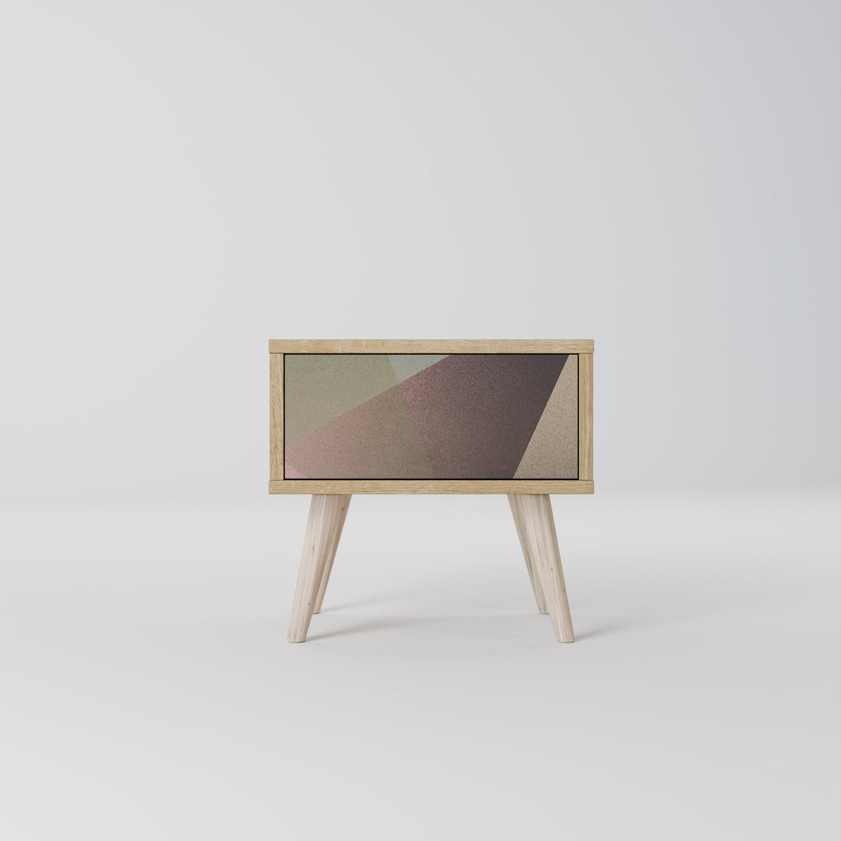 BEIGE GEOMETRY Noční stolek