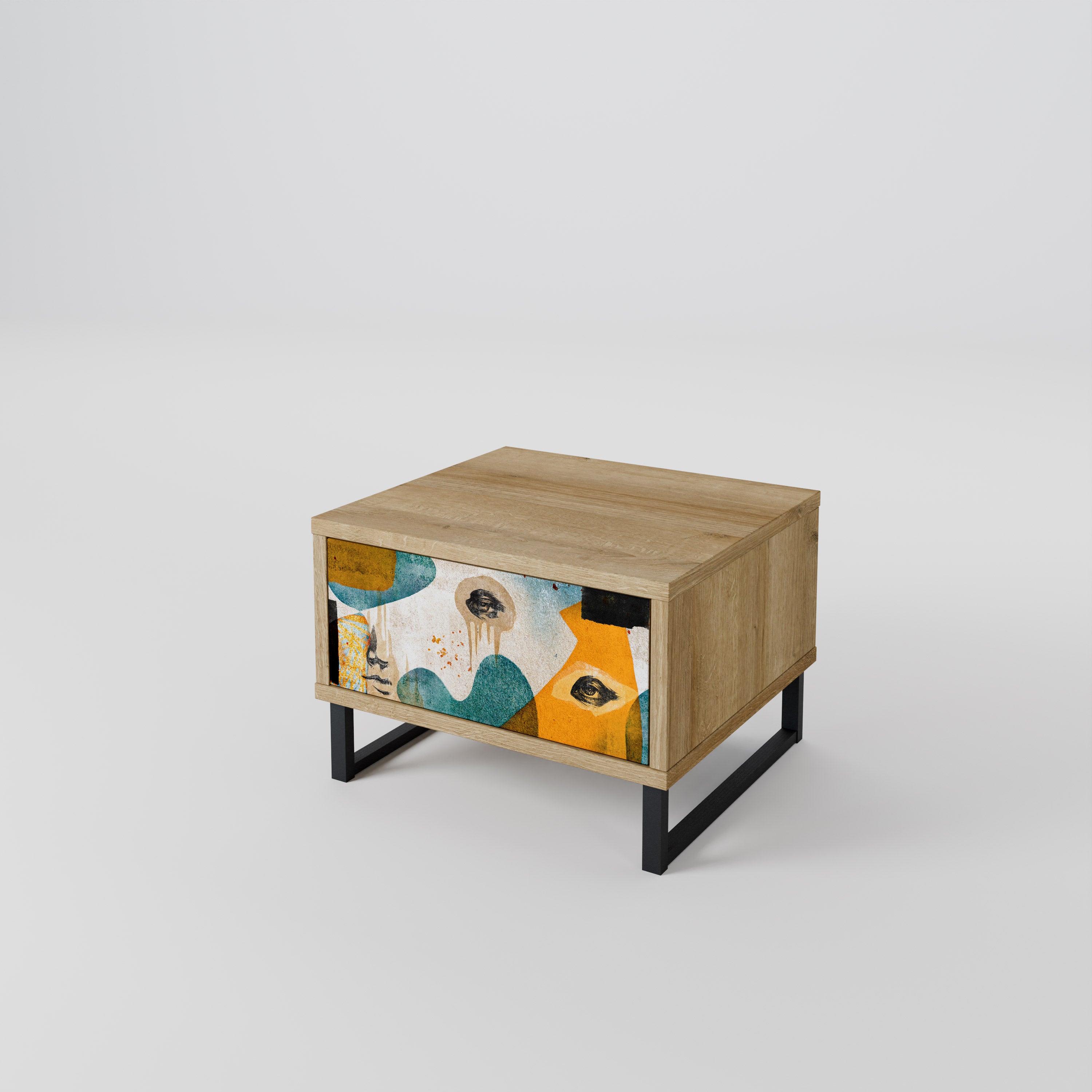 ABSTRACT FACES Nightstand