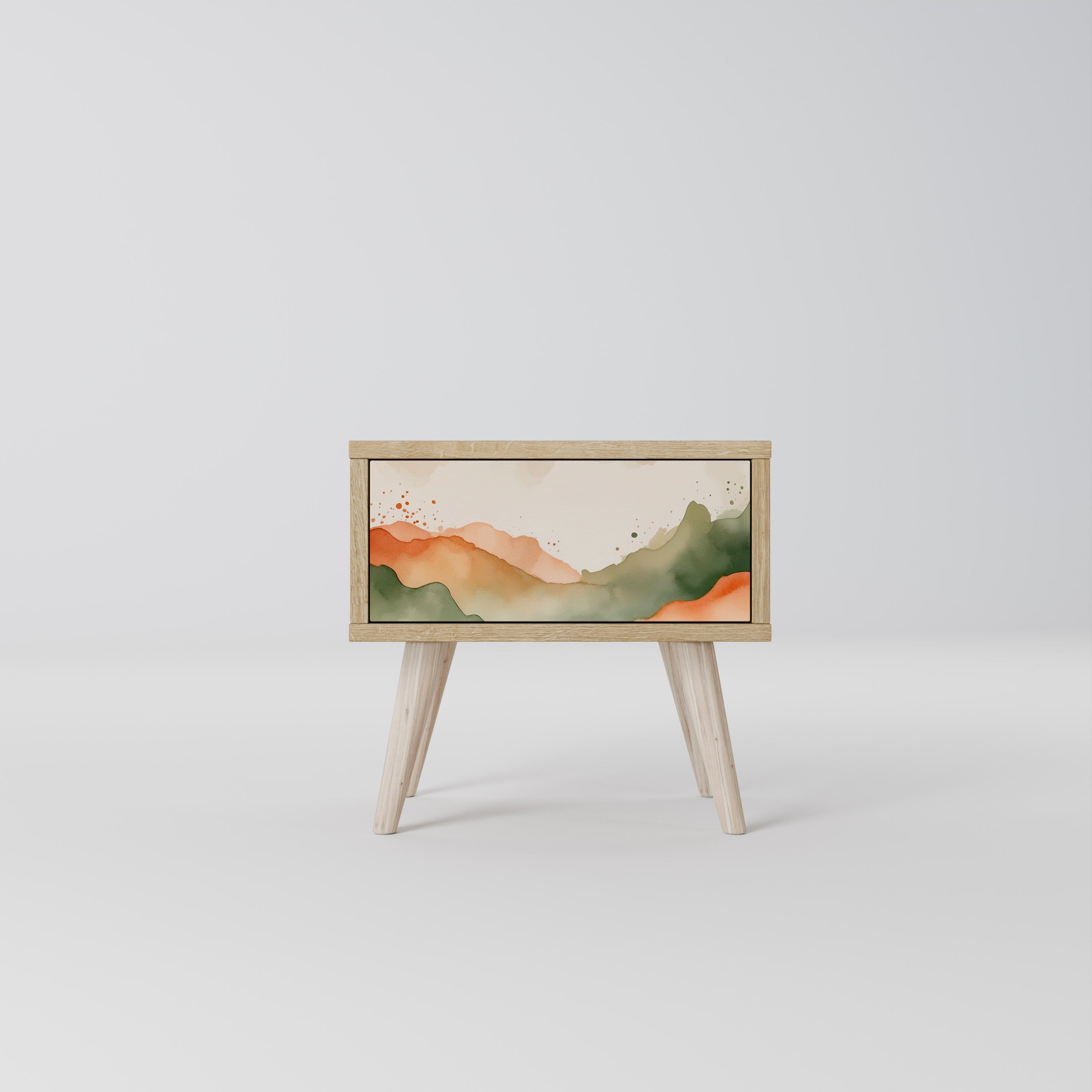 WATERCOLOUR PEAKS Nightstand