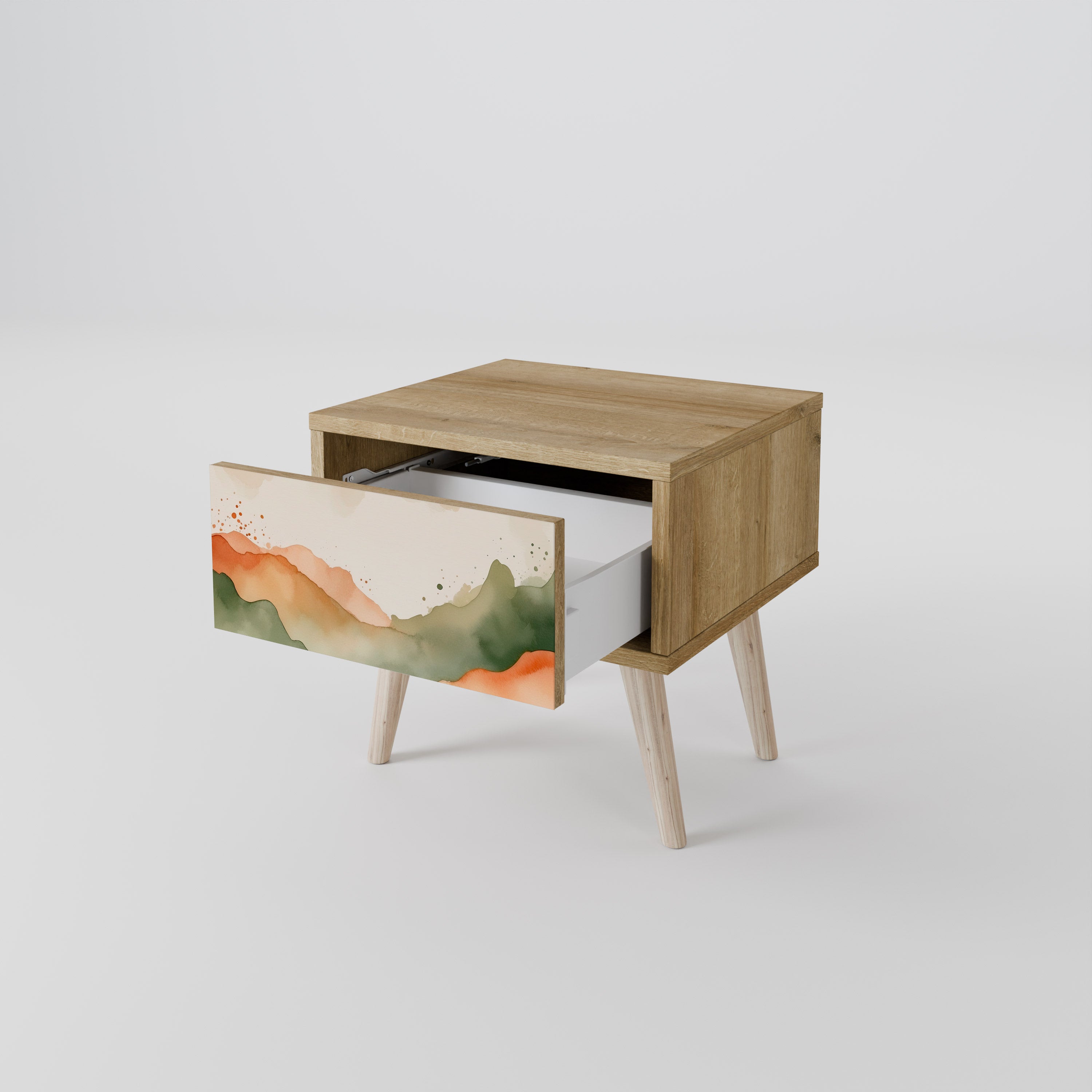 WATERCOLOUR PEAKS Nightstand