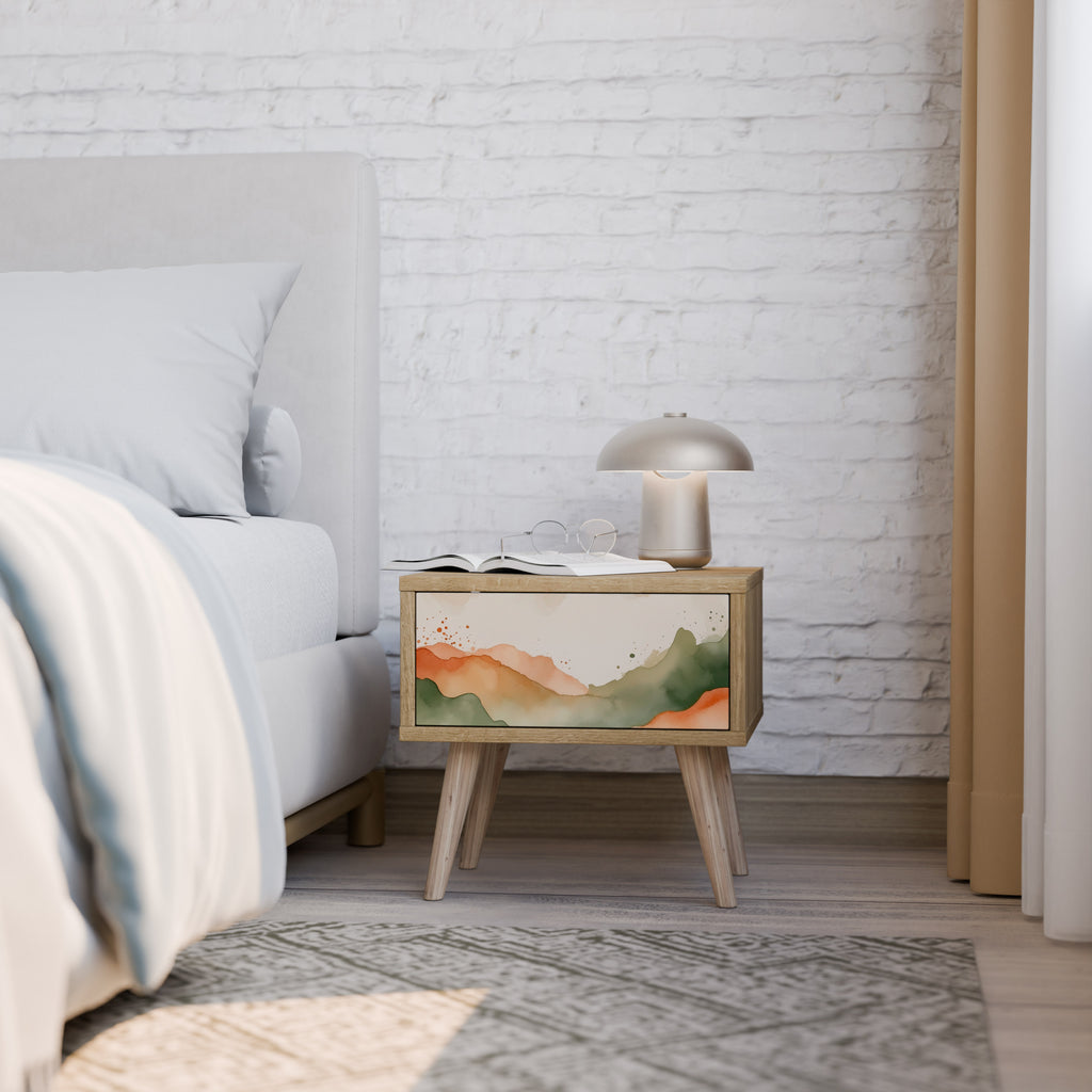 WATERCOLOUR PEAKS Nightstand