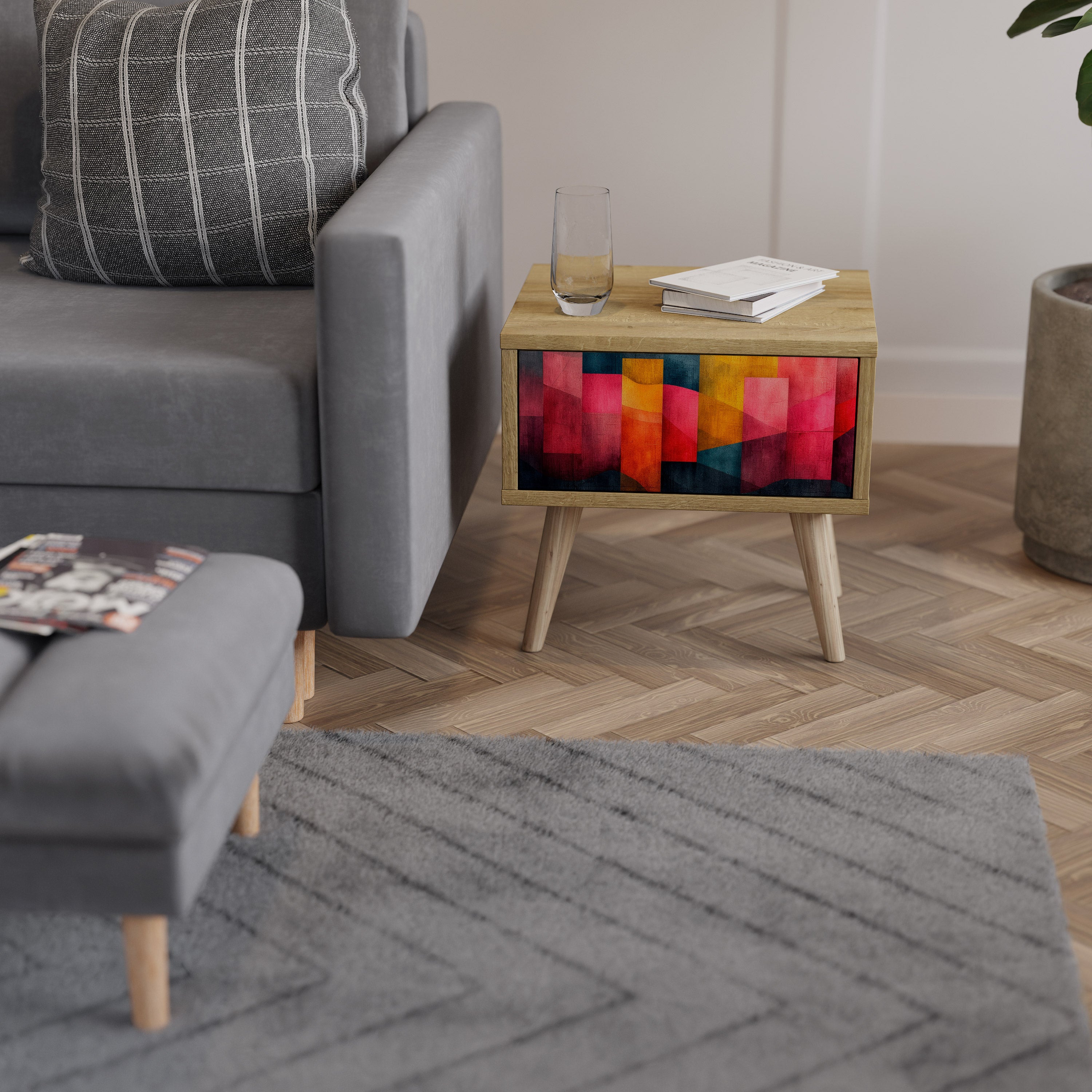 COLORFUL SOUNDS Noční stolek