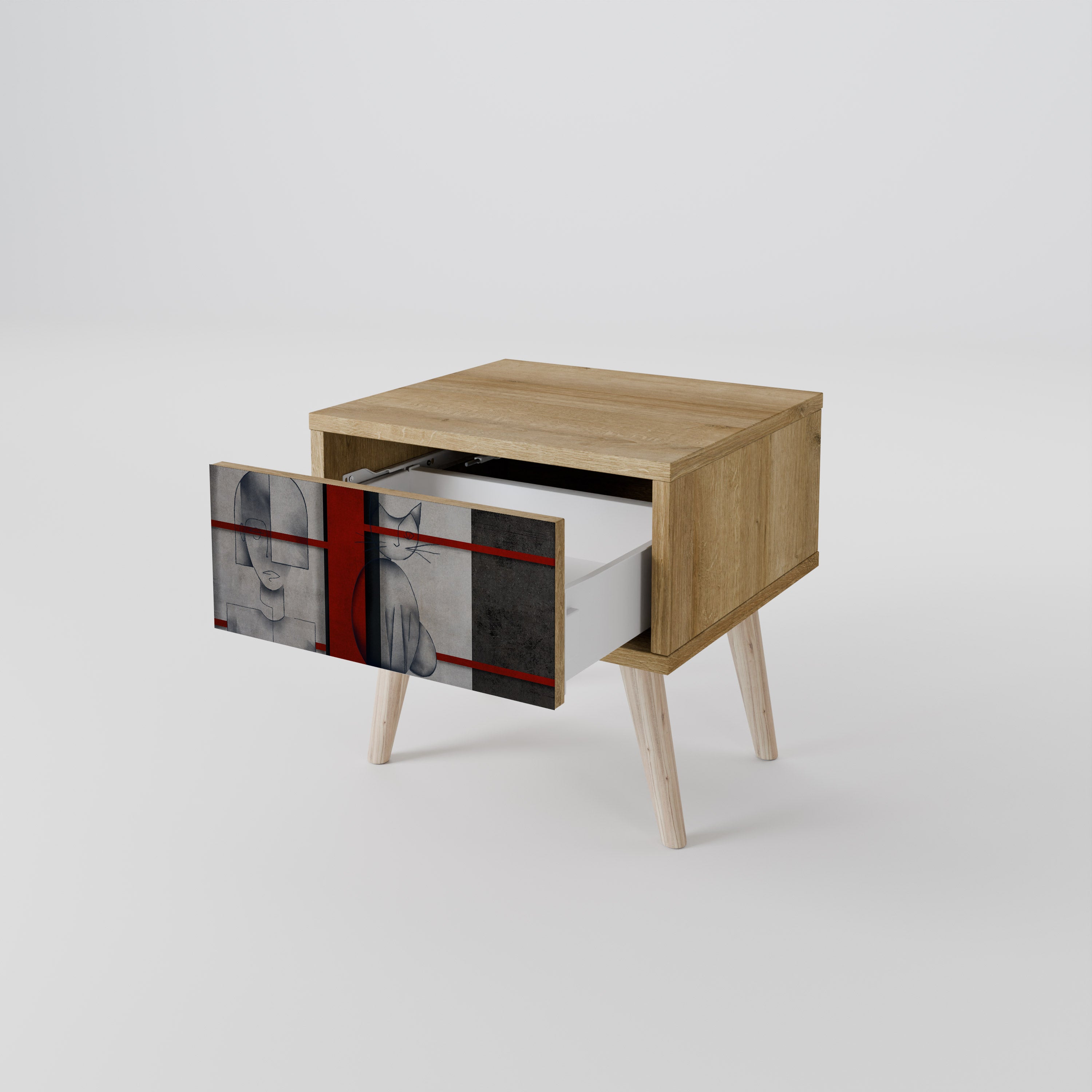 GRAY FIGURES Nightstand