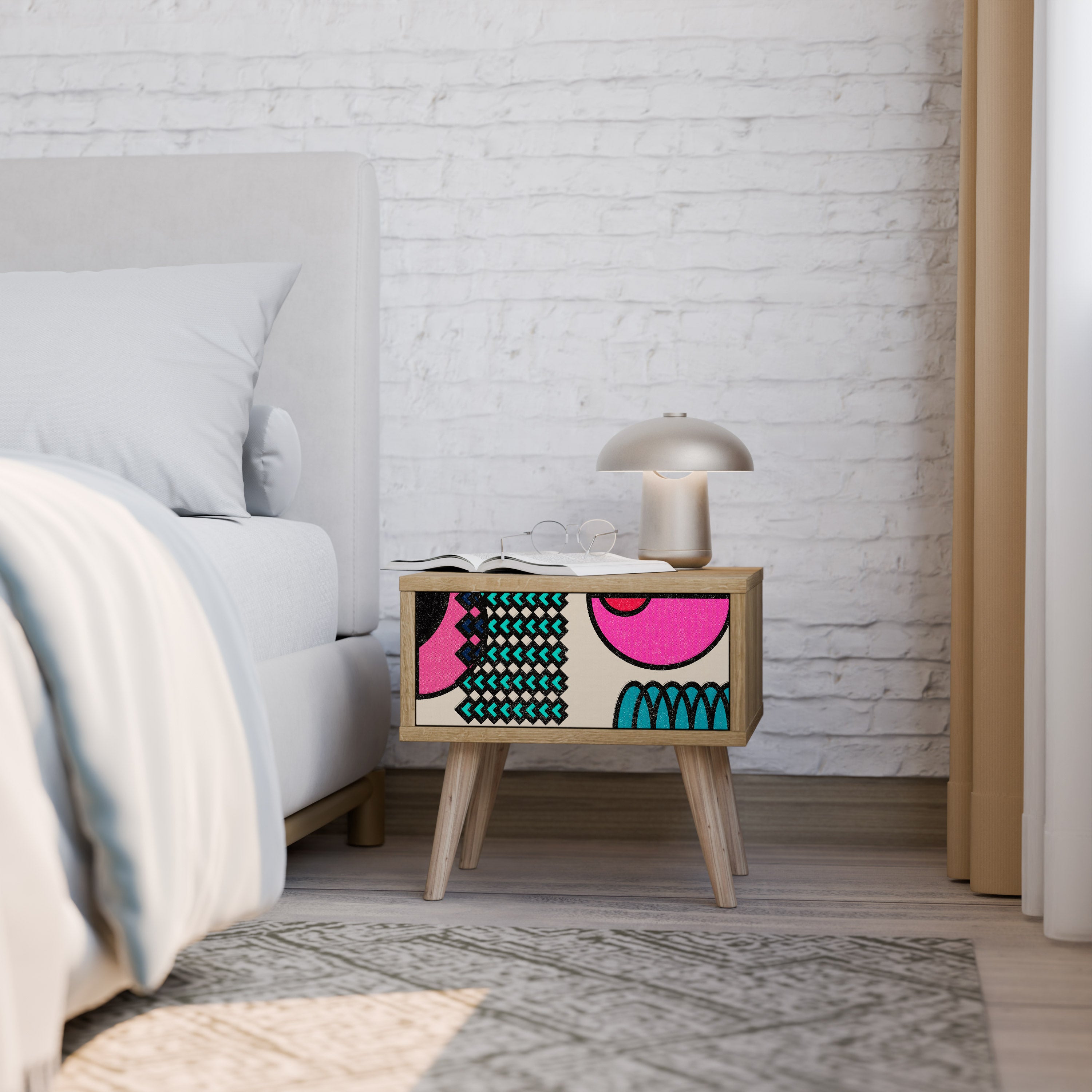 GEOMETRIC RHAPSODY Nightstand
