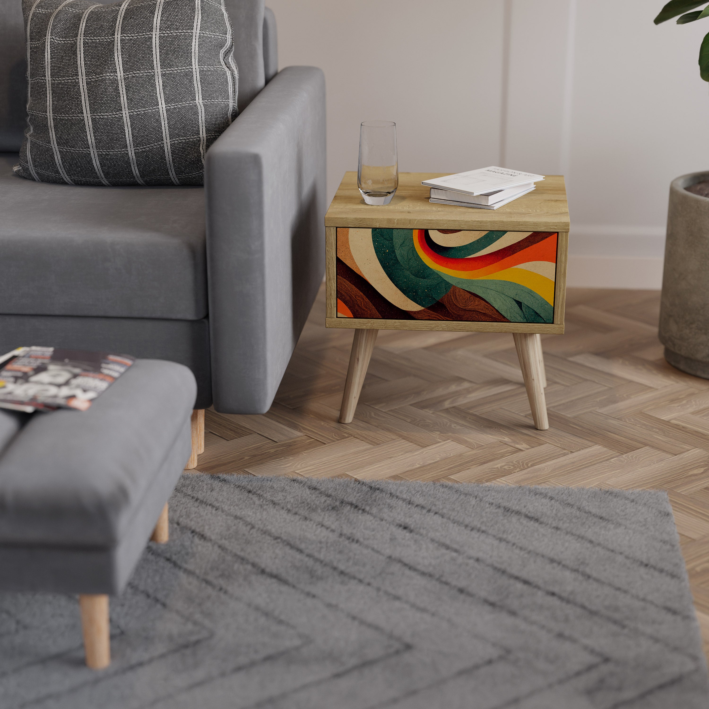 COLORFUL STRANDS Nightstand