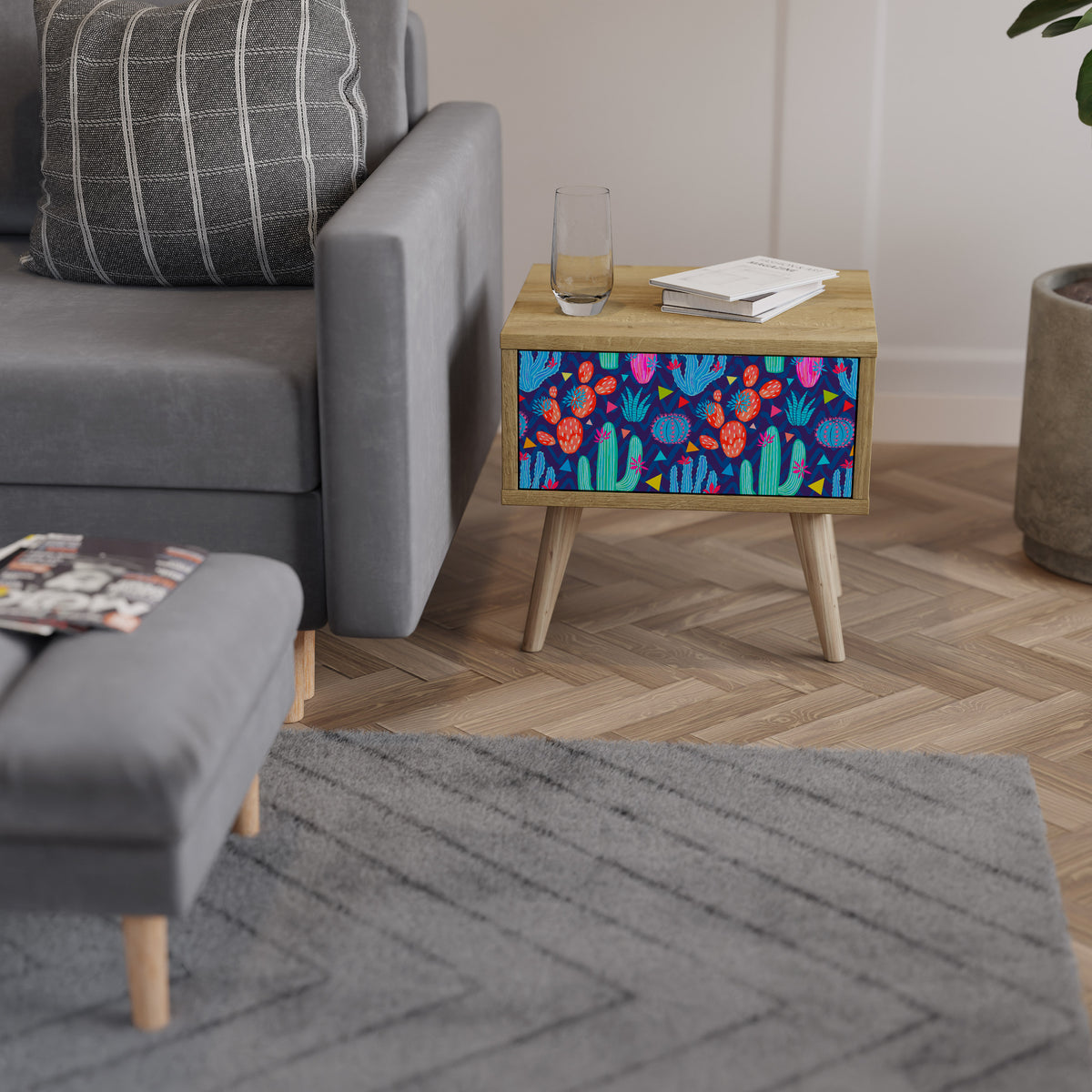 CACTUS VIBES Noční stolek