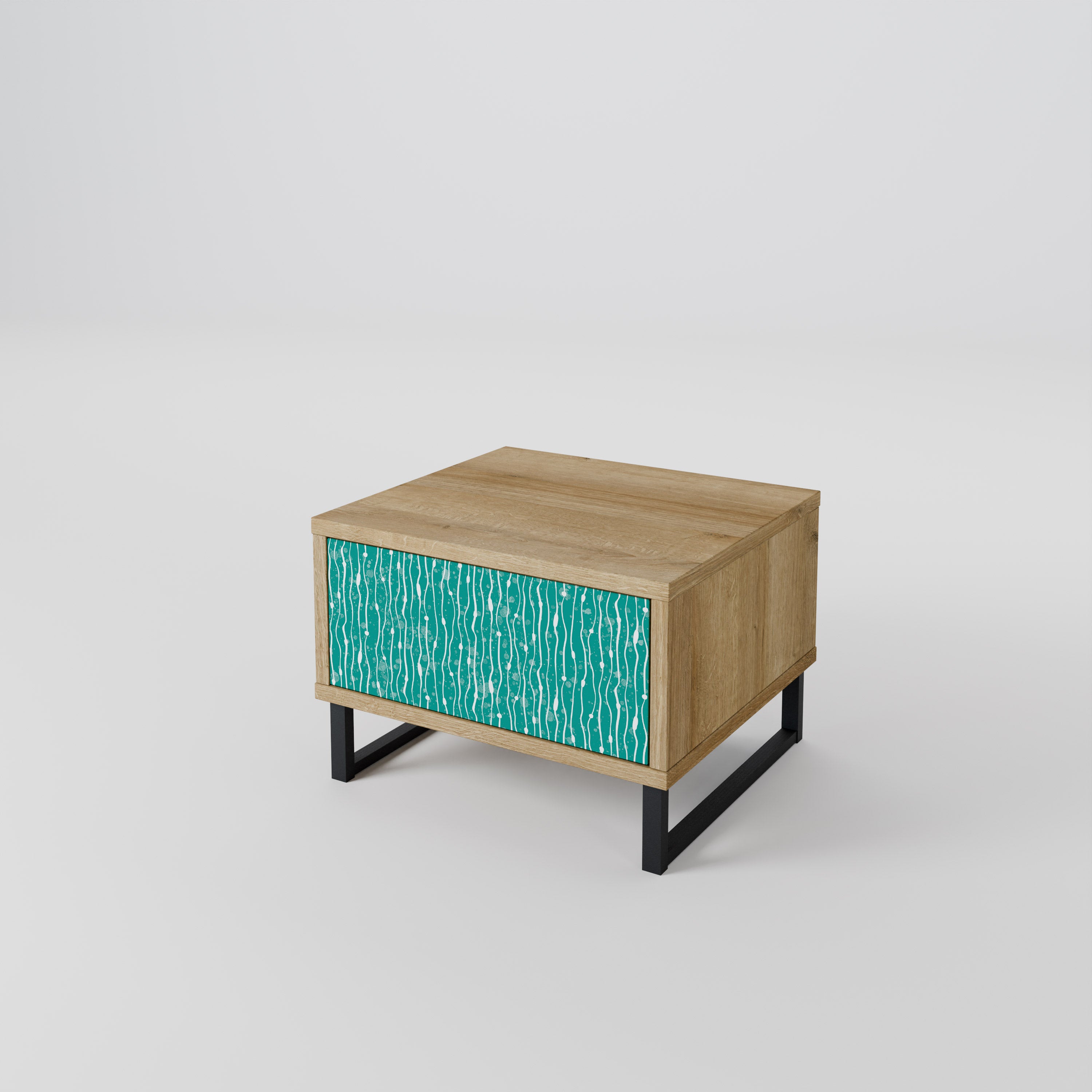 TURQUOISE RAIN Nightstand