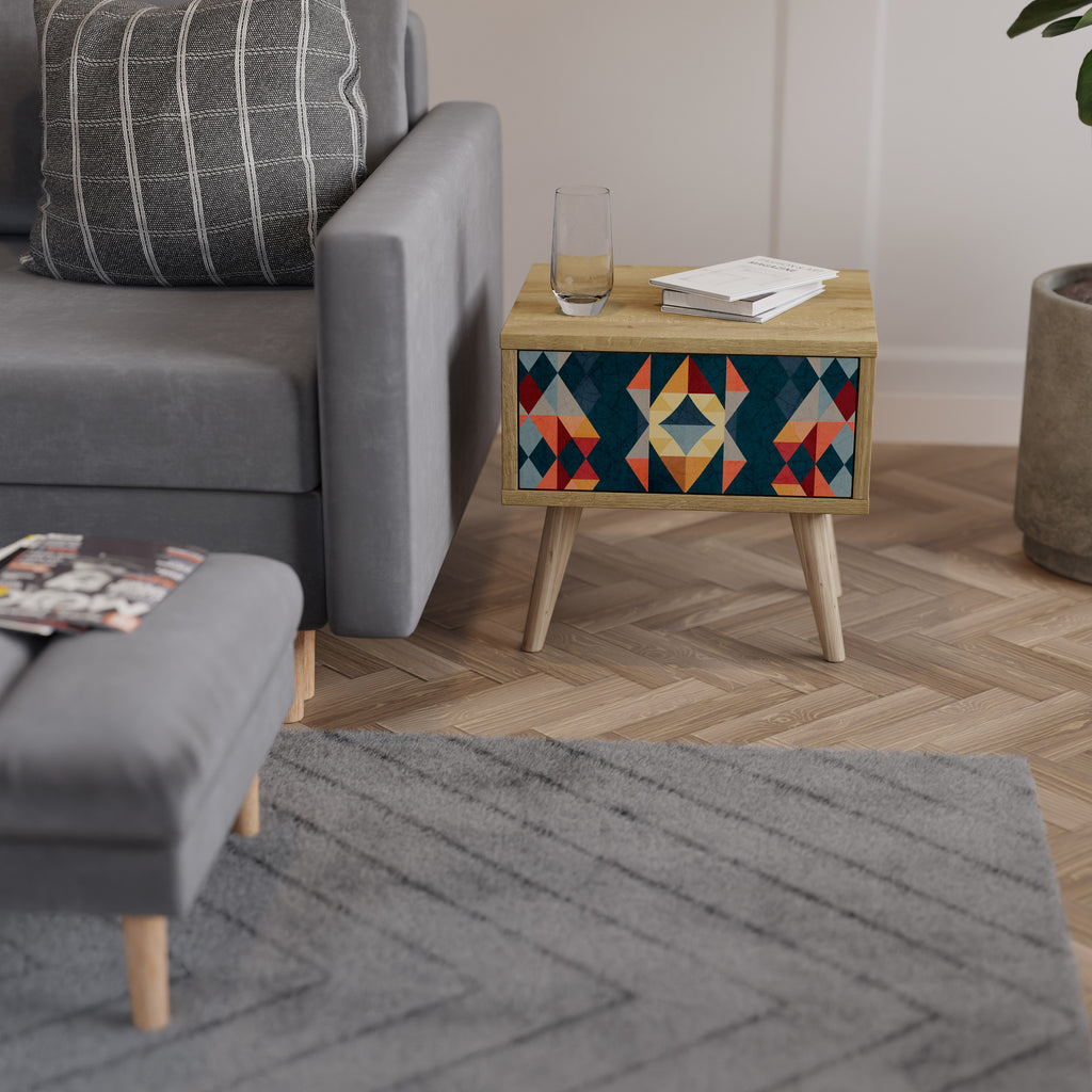 CRACKED ILLUSION Nightstand