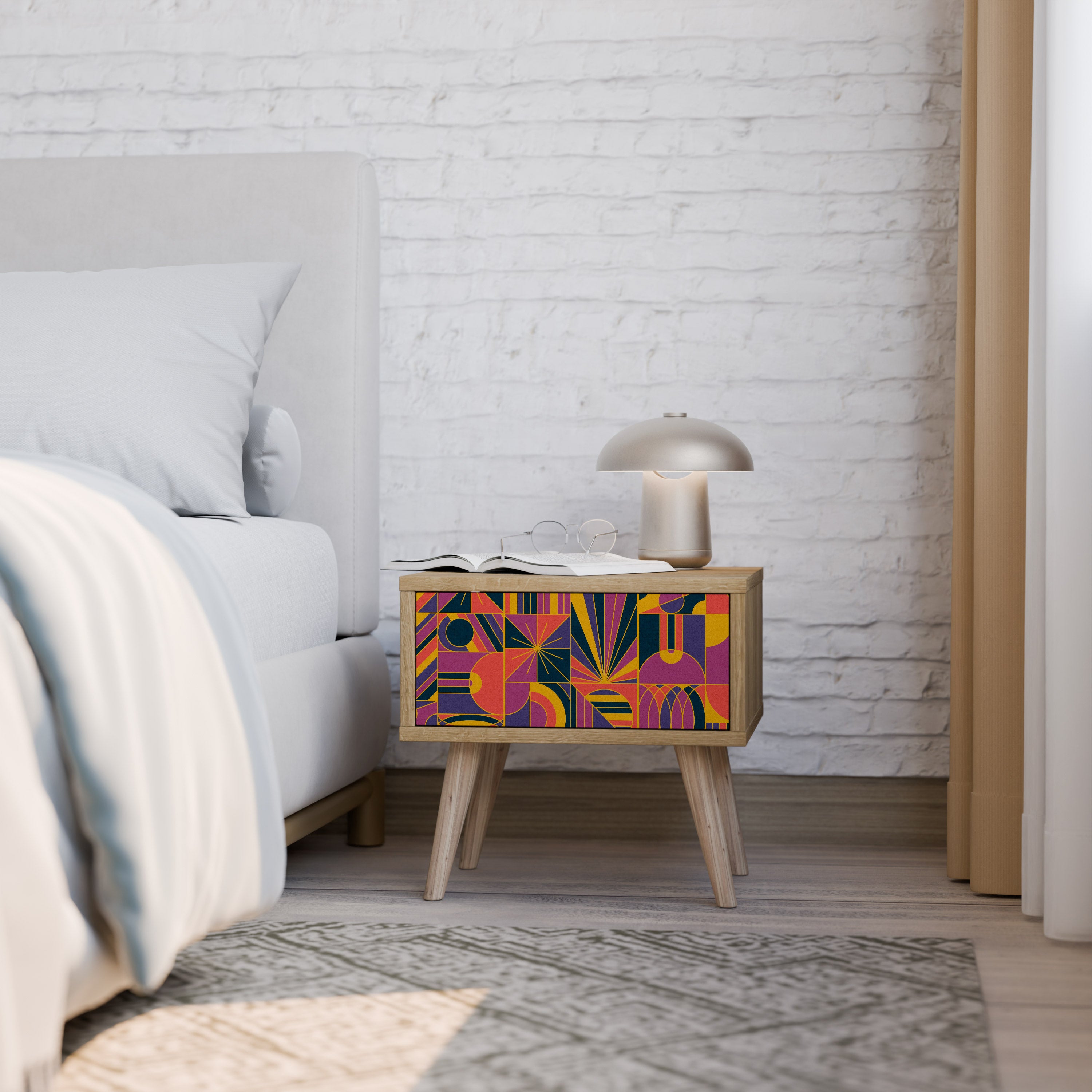 ELECTRIC PATTERNS Nightstand