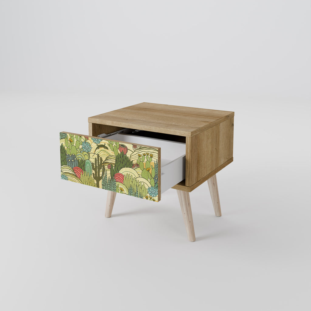 SUCCULENTS KALEIDOSCOPE Nightstand