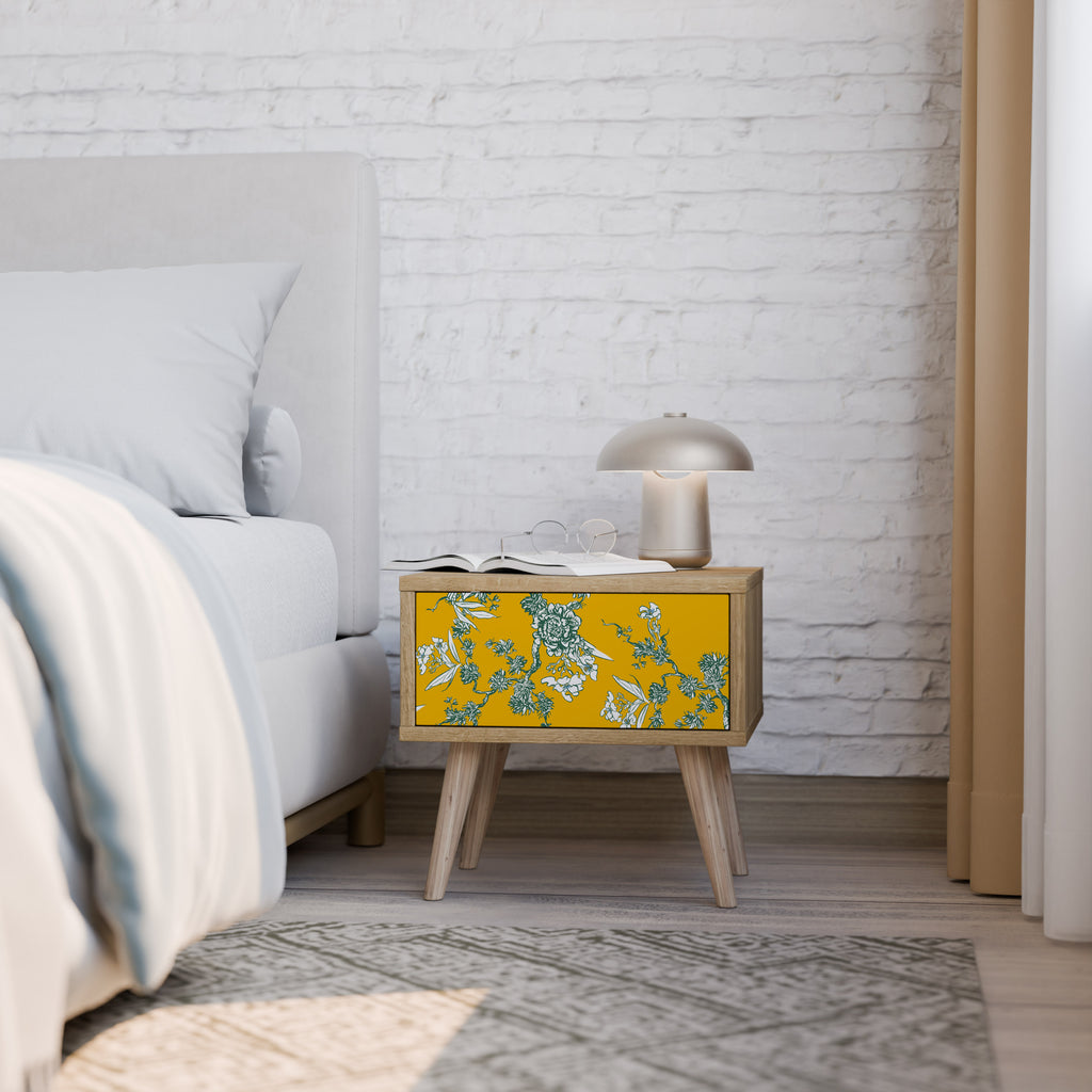 YELLOW CHINOISERIE Nightstand
