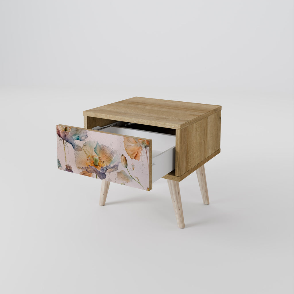 SOFTEN POPPY Nightstand