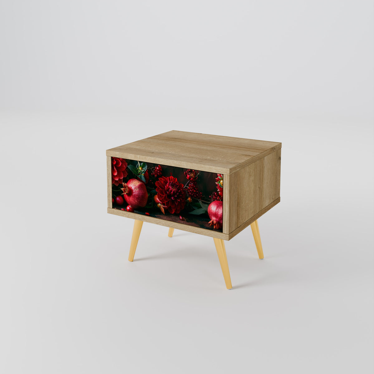DAHLIAS AND POMEGRANATES Noční stolek