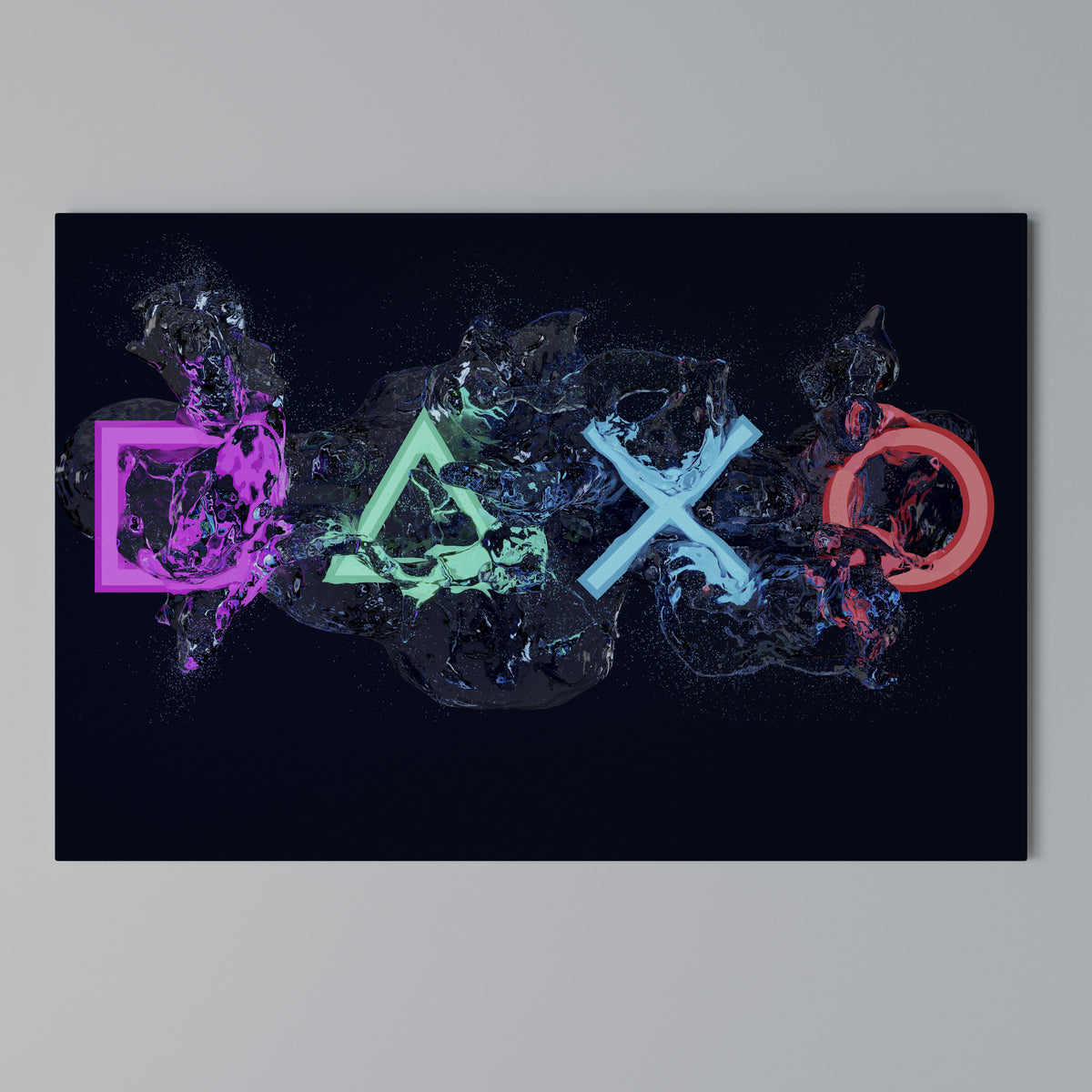 GAMING REVOLT Horizontal Canvas Print