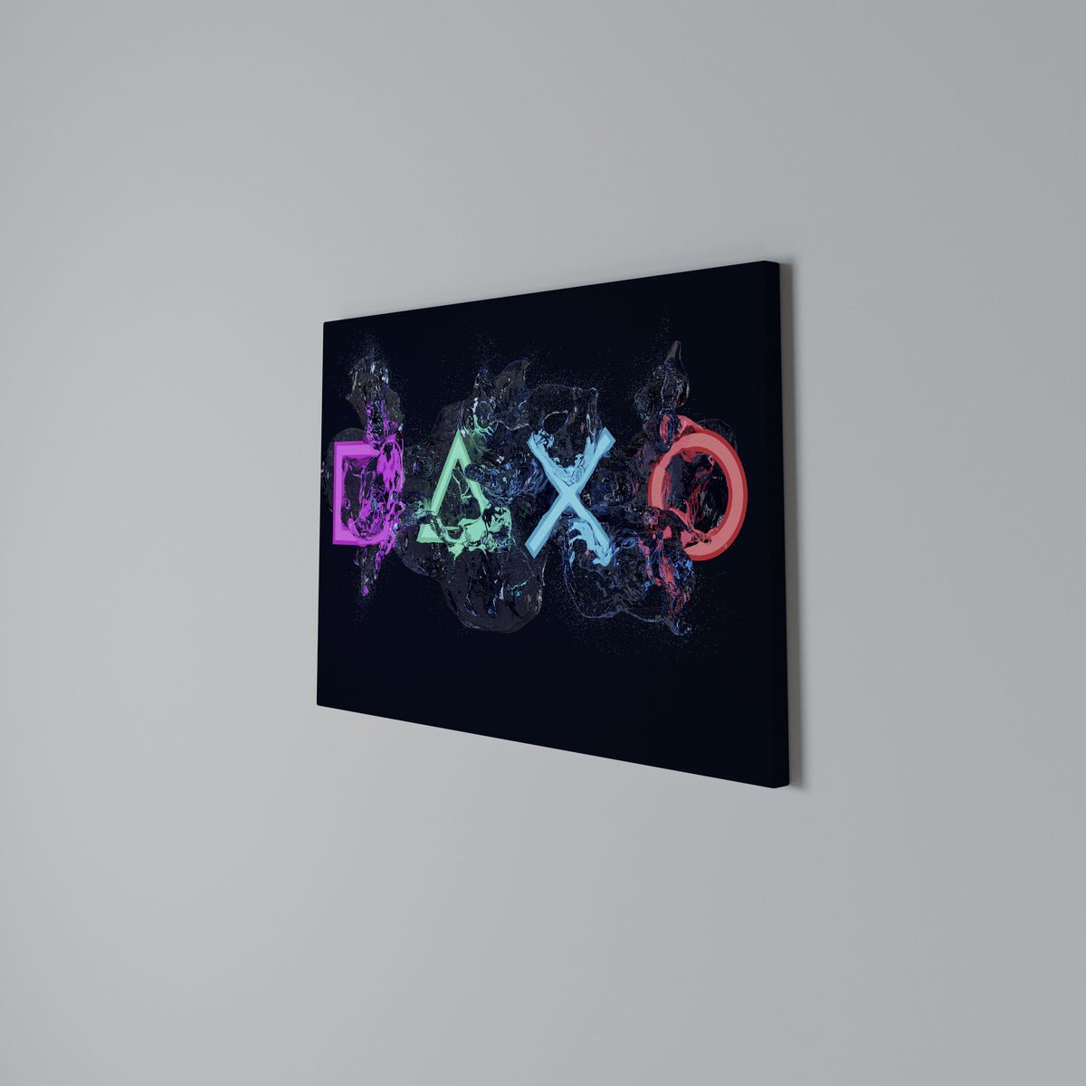 GAMING REVOLT Horizontal Canvas Print