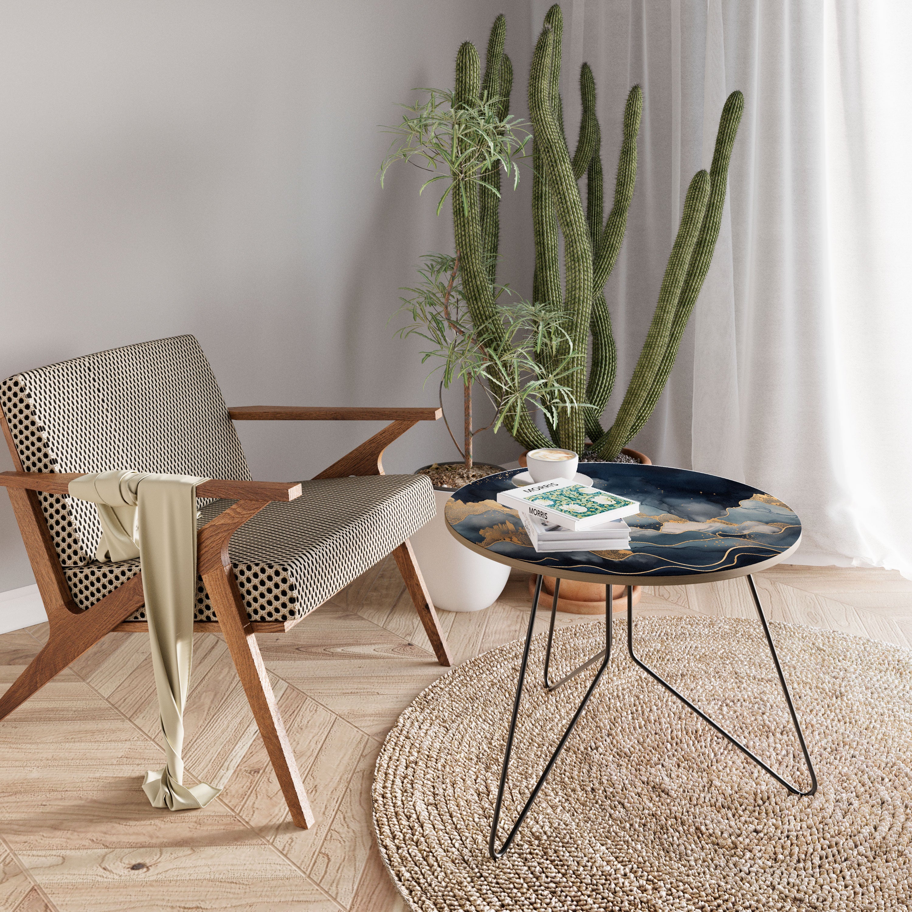 GOLDEN PEAK OF BLUE Coffee Table