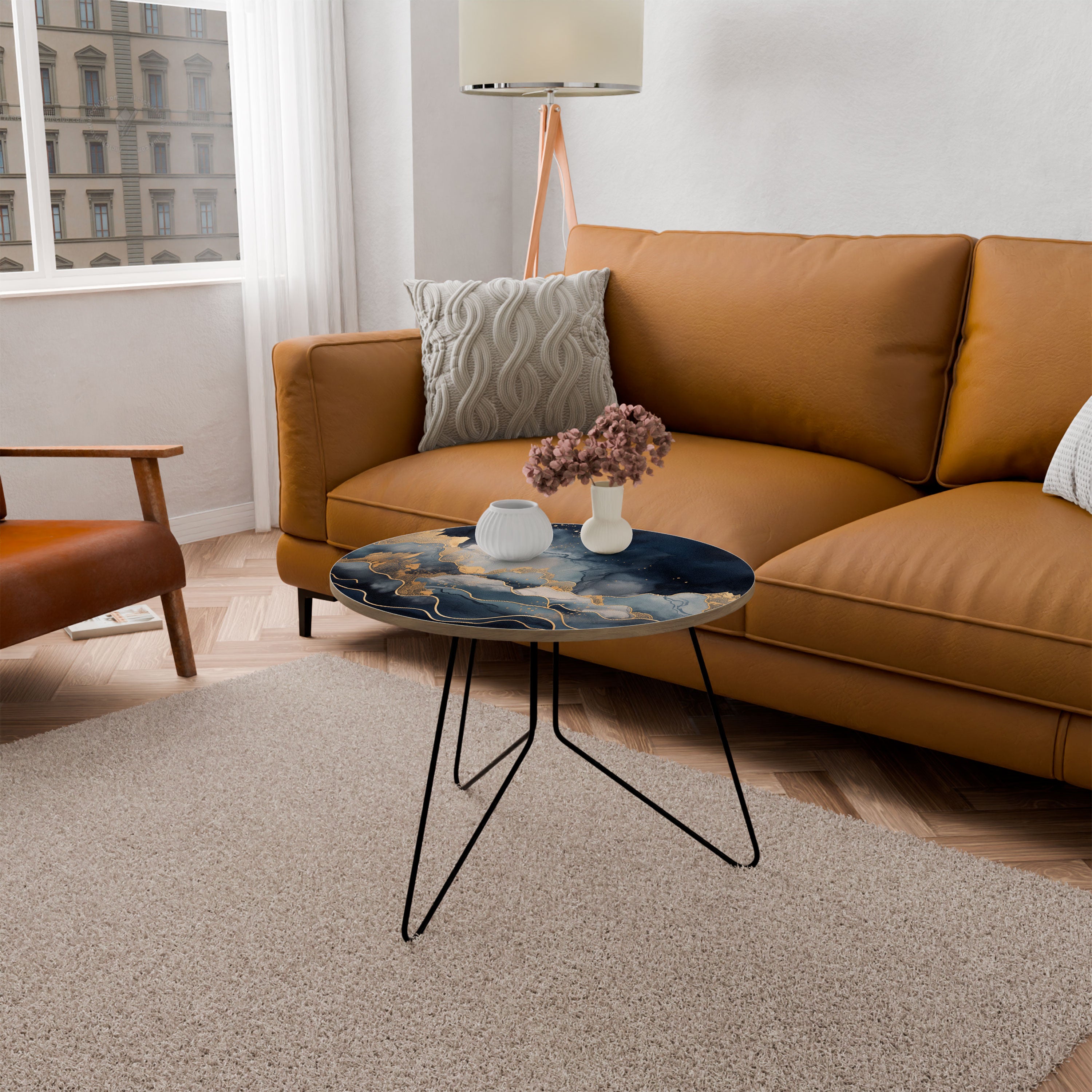 GOLDEN PEAK OF BLUE Coffee Table