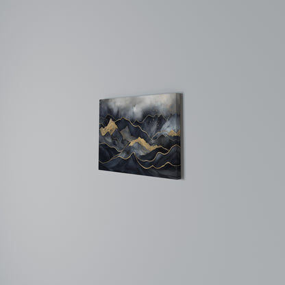 GOLDEN SUMMIT SERENITY Horizontal Canvas Print