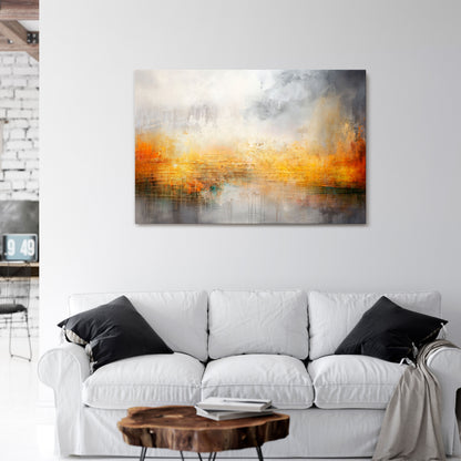 IMPRESSIONAL DAWN Horizontal Canvas Print