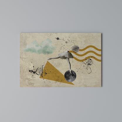 SHAPES OF BALLERINA Horizontal Canvas Print