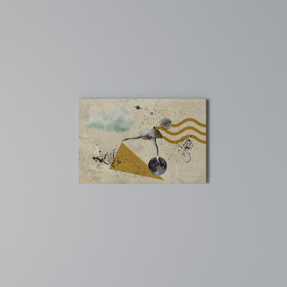SHAPES OF BALLERINA Horizontal Canvas Print