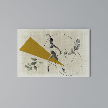 TRIANGLE MOVEMENT Horizontal Canvas Print