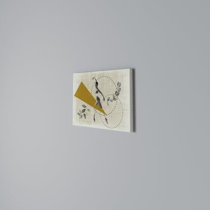 TRIANGLE MOVEMENT Horizontal Canvas Print