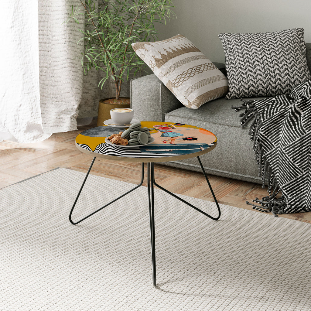 VINYL RETROSPECTION Konferenční stolek