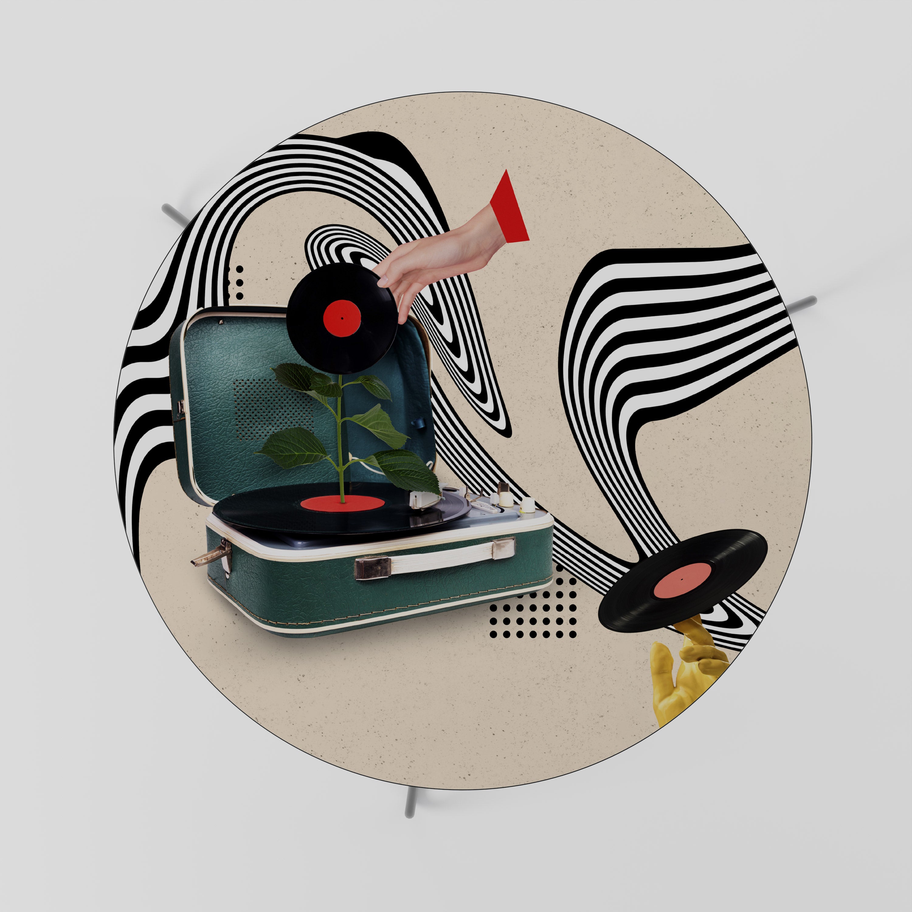 VINYL VARIATION Coffee Table