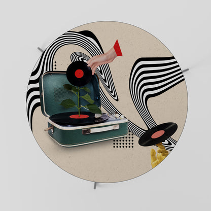VINYL VARIATION Konferenční stolek