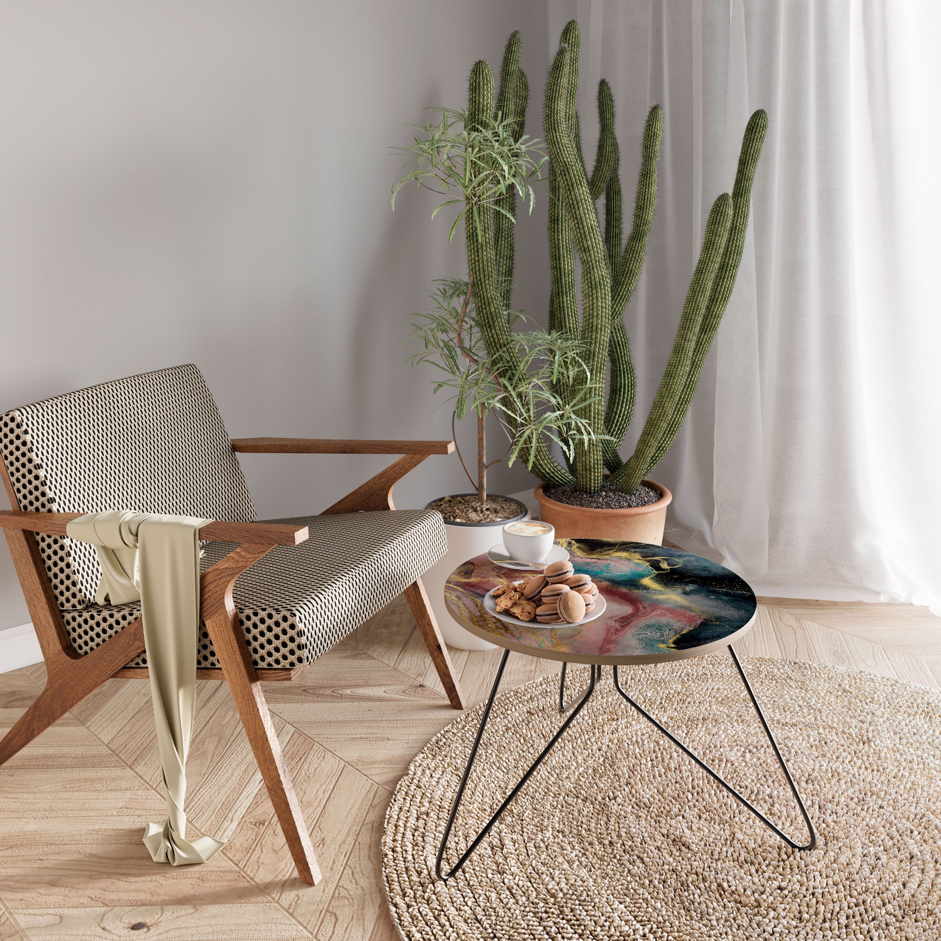 EARTHY MARBLE Konferenční stolek