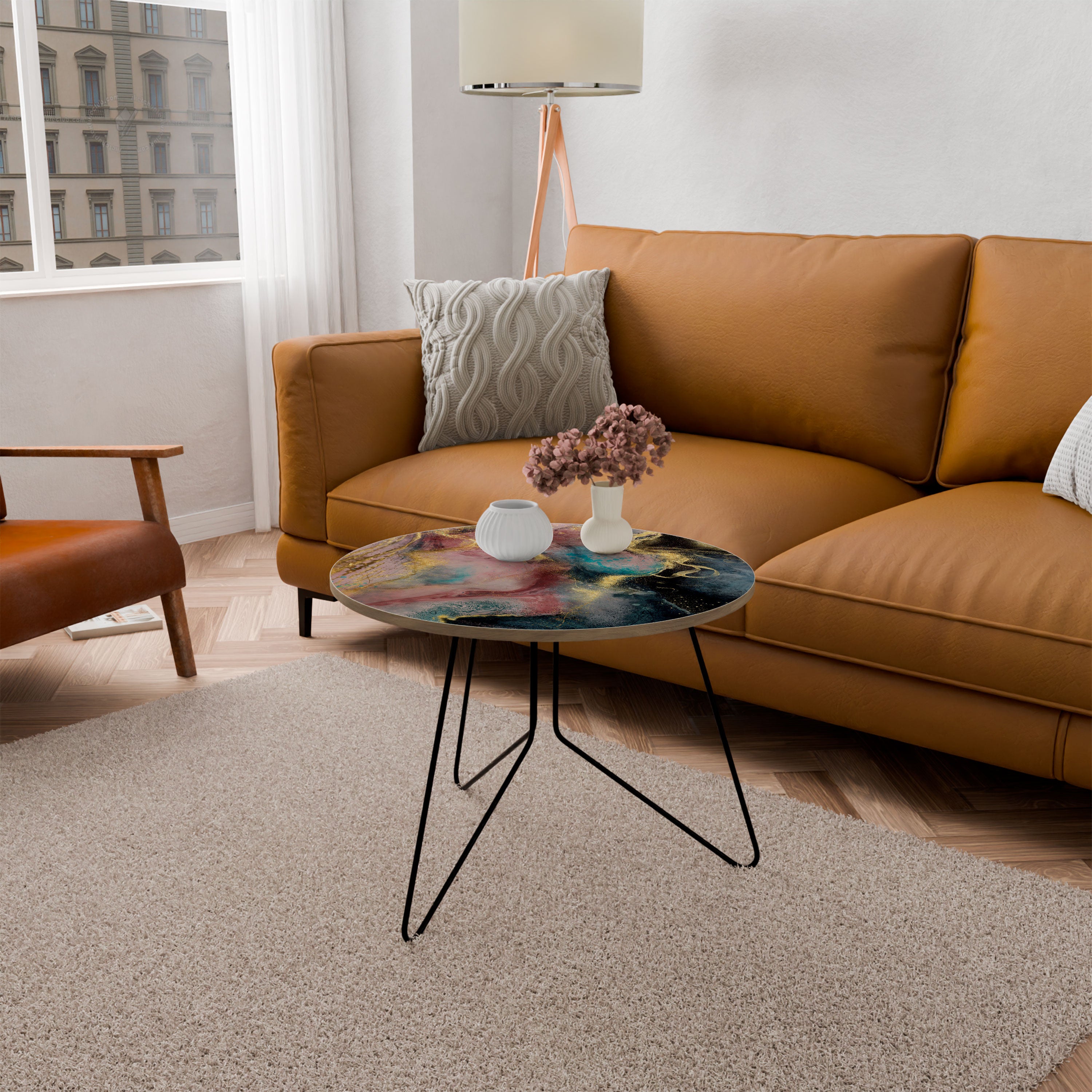 EARTHY MARBLE Konferenční stolek