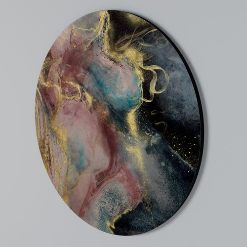 EARTHY MARBLE Kulatá nástěnná dekorace