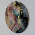 EARTHY MARBLE Kulatá nástěnná dekorace
