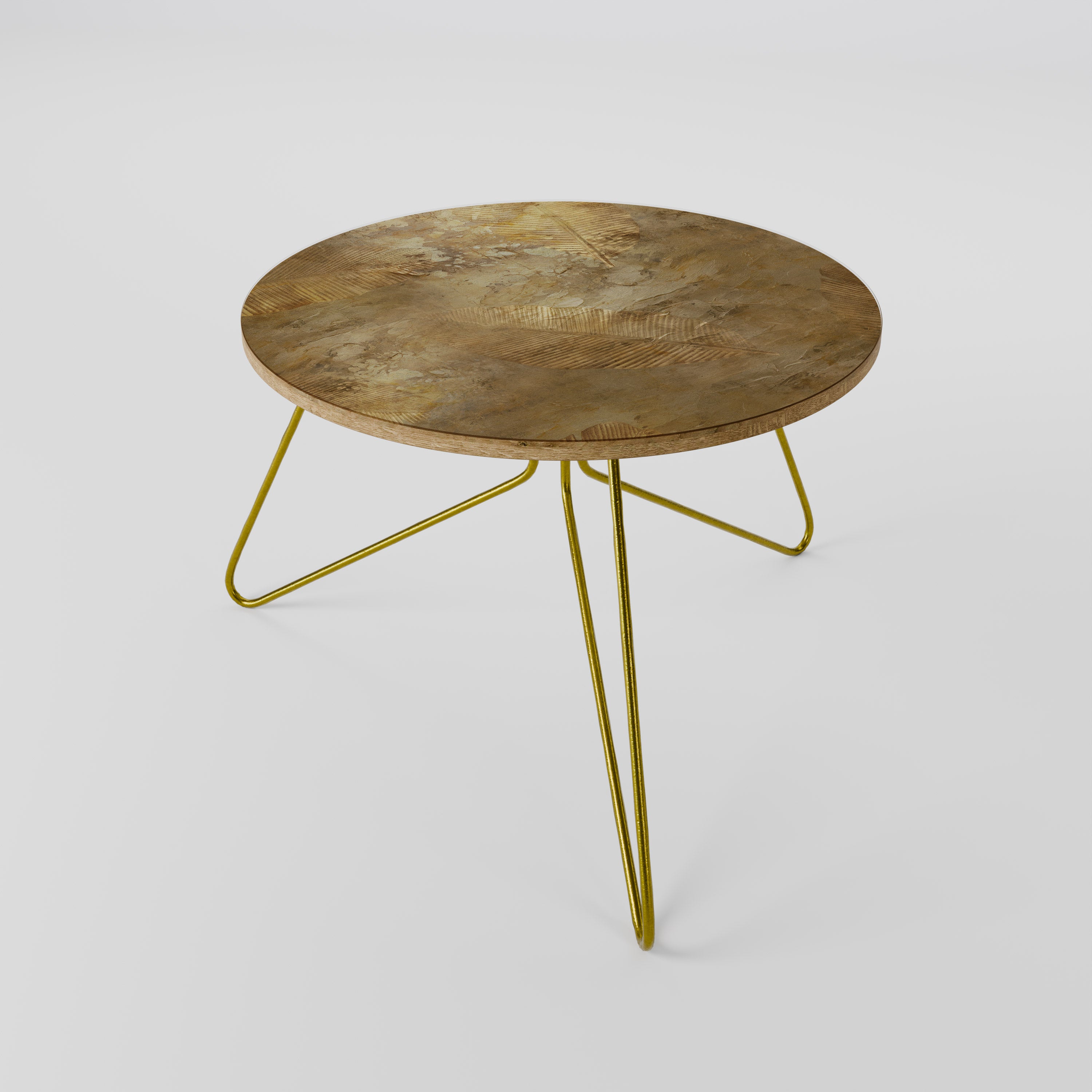 GILDED LEAF CASCADE Coffee Table