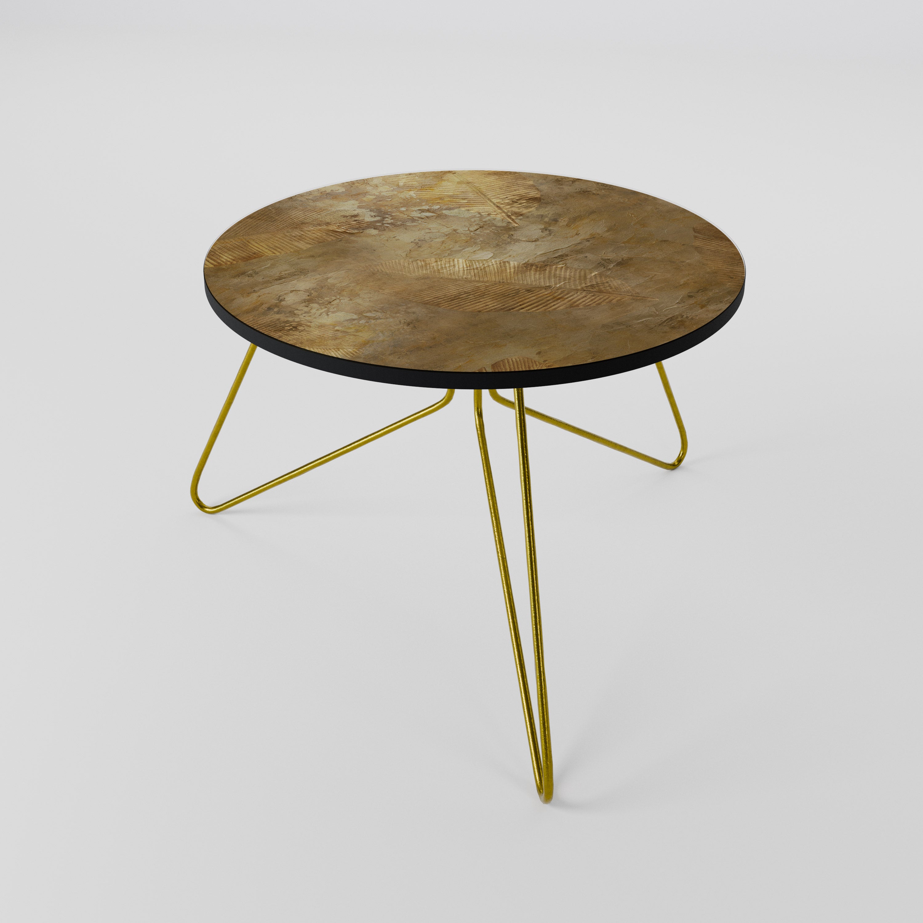 GILDED LEAF CASCADE Coffee Table
