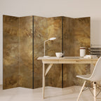 GILDED LEAF CASCADE 6-Panel Room Divider
