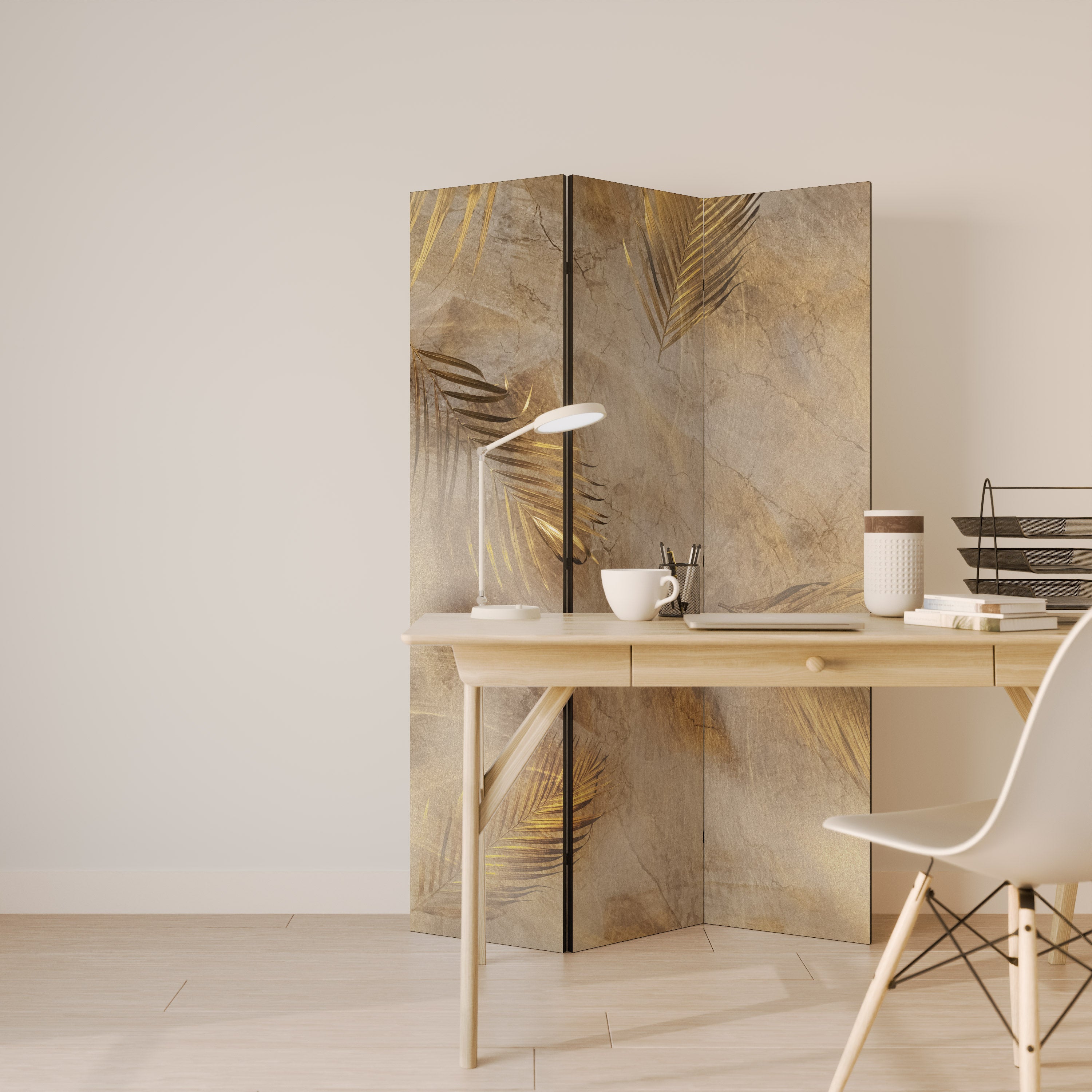 LEAVES OF SPLENDOR 3-Panel Room Divider