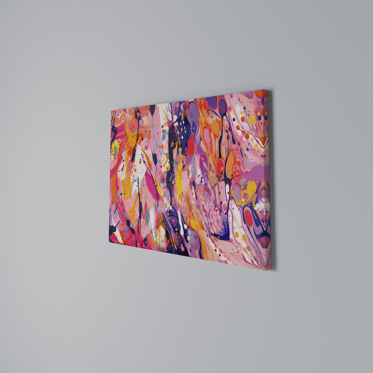 EXPRESSIVE ECHOES Horizontal Canvas Print