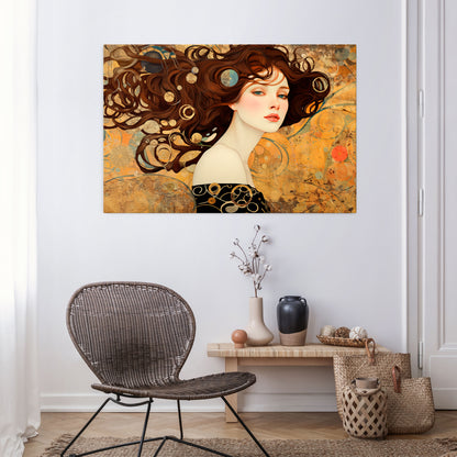 LOST IN THOUGHT Horizontal Canvas Print