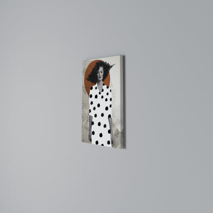 CLASSIC COOL DOTS Vertical Canvas Print