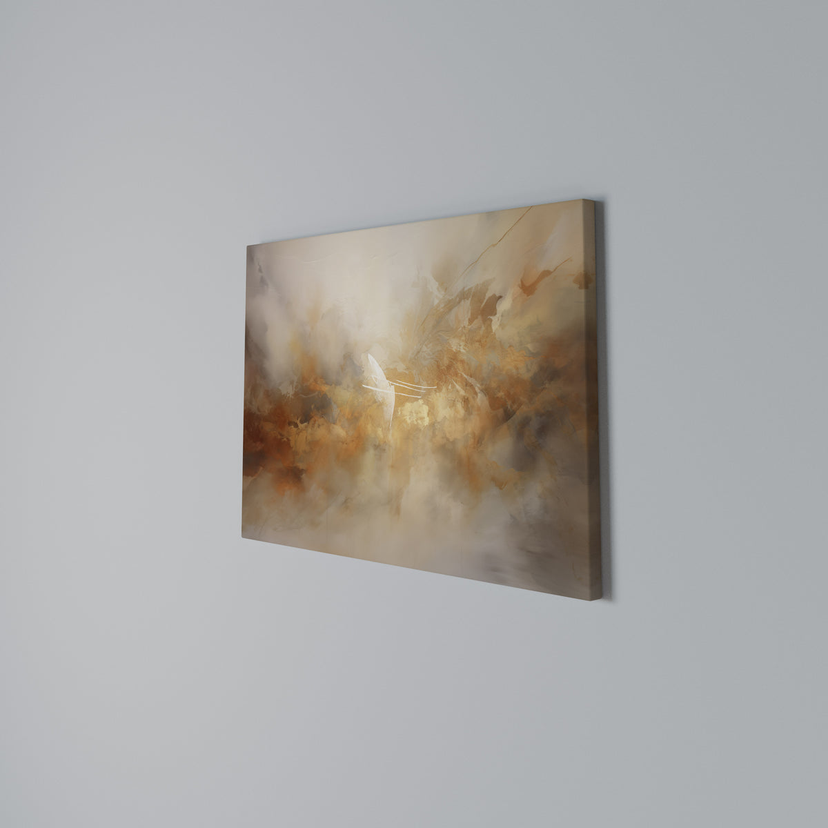 AMBER WHISPERS Horizontal Canvas Print