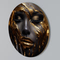 GOLDEN GODDESS Round Wall Art