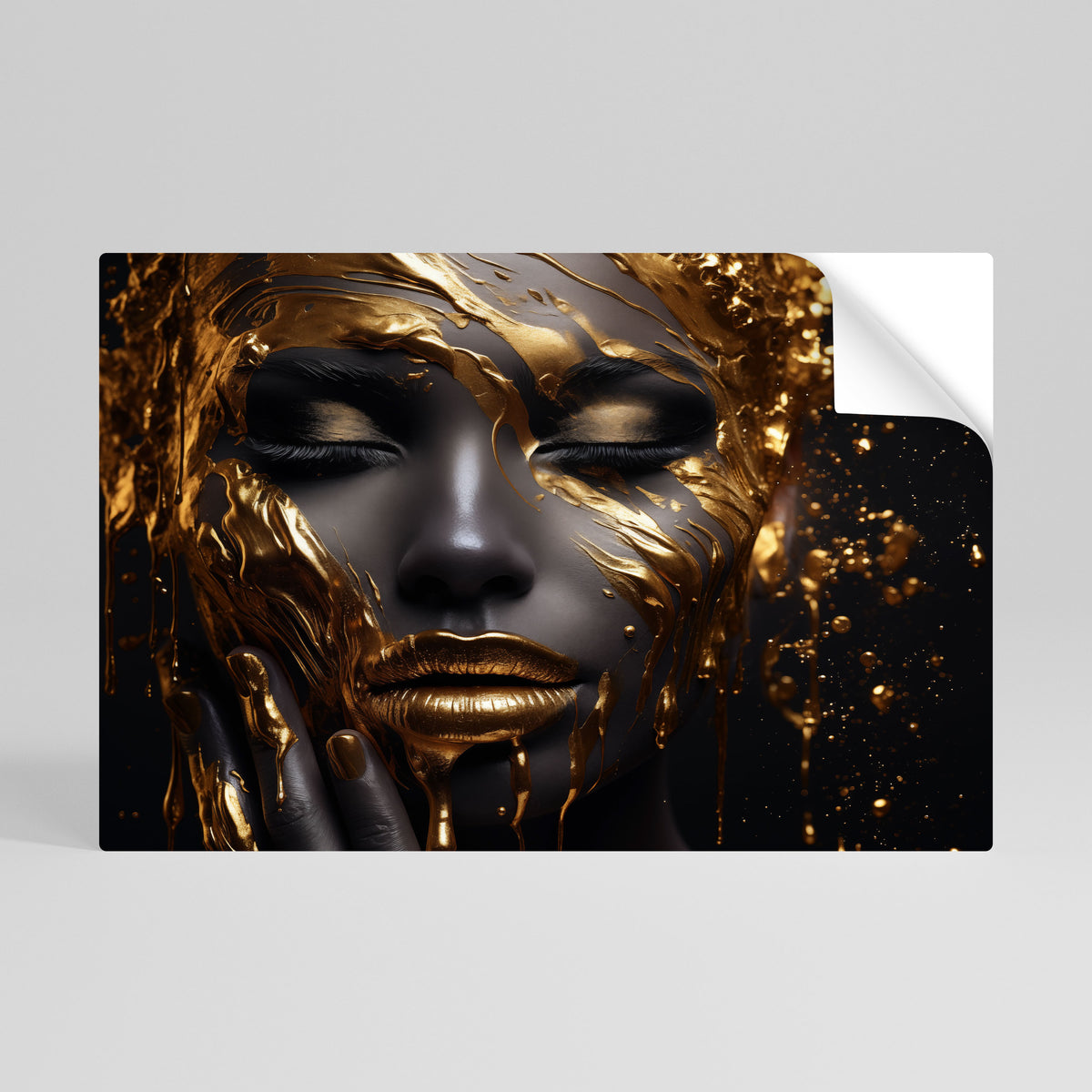 GOLDEN GODDESS Vodorovný samolepicí plakát