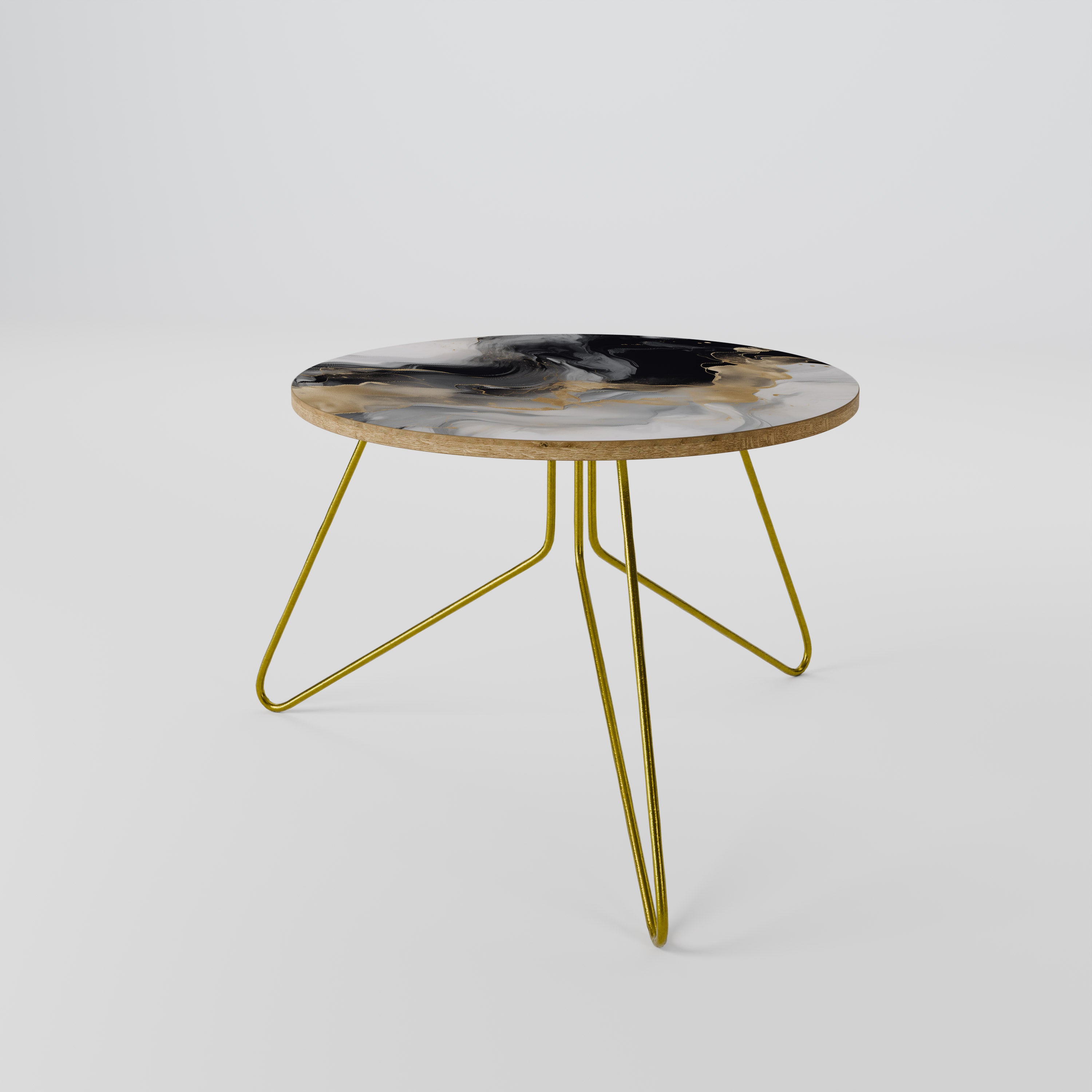 BLACK AND WHITE CONFLUENCE Konferenční stolek