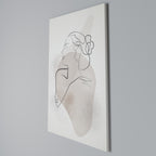 GRACEFUL LINES Vertical Canvas Print