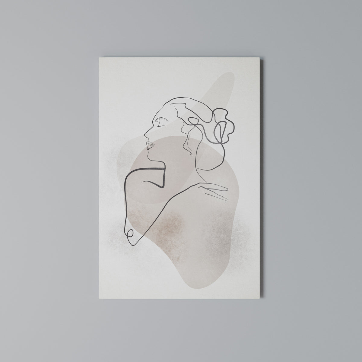 GRACEFUL LINES Vertical Canvas Print