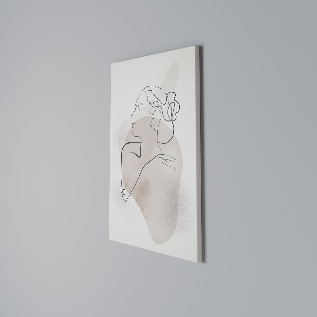 GRACEFUL LINES Vertical Canvas Print