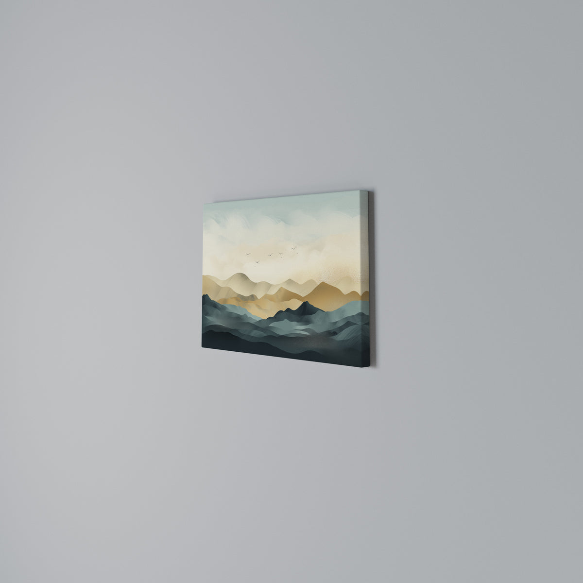 MOUNTAIN MELODY Horizontal Canvas Print