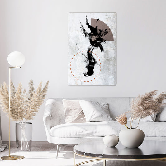 STAINS OF INTROSPECTION Vertical Canvas Print